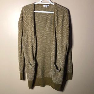 Madewell long length stripped cardigan